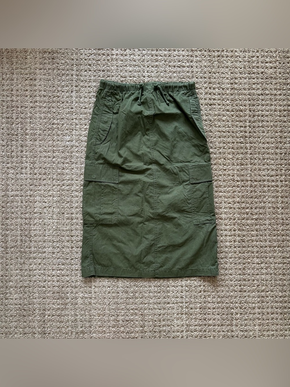 Aritzia Green Cargo Skirt S